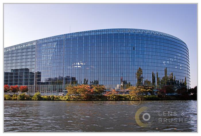 The Louise Weiss Building of the European parliament in Strasbou
